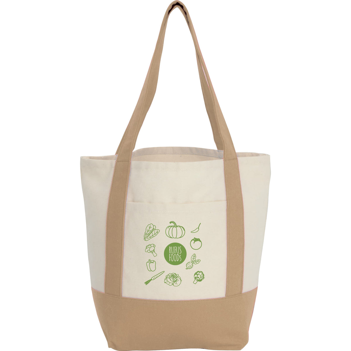 Custom Mini Recycled 8oz Cotton Canvas Tote - decorated 7901-55TN