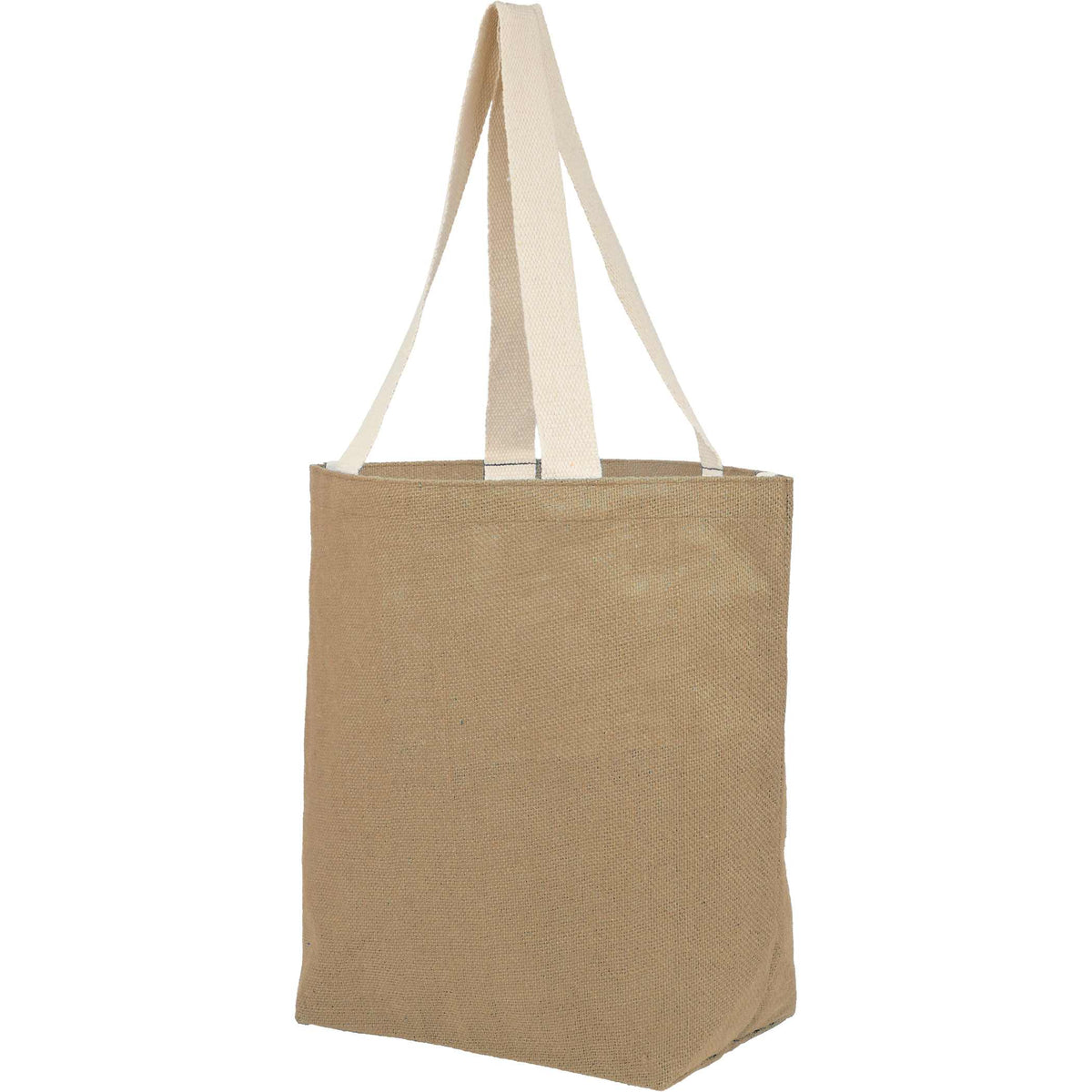 Custom Sol Jute Classic Shopper Tote - blank 7901-80NT