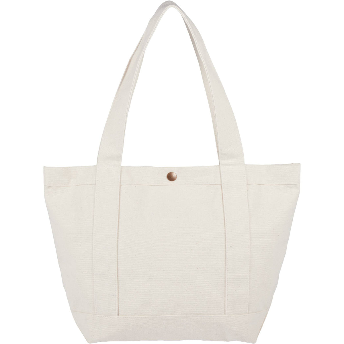 Custom Recycled Cotton Souvenirs Tote - back