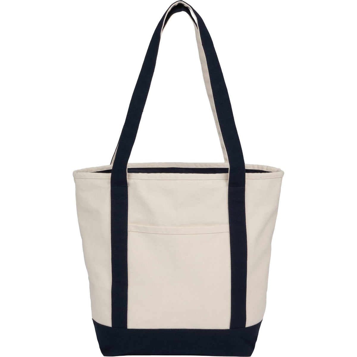 Custom Recycled 12oz Zip Top Canvas Tote - blank 7901-86NY