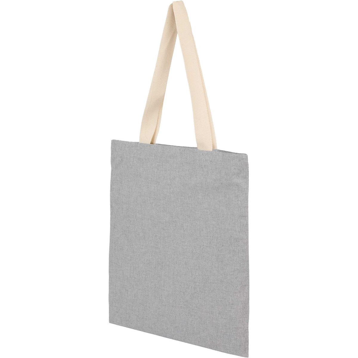 Custom Dakota 5oz Recycled Cotton Tote - angle