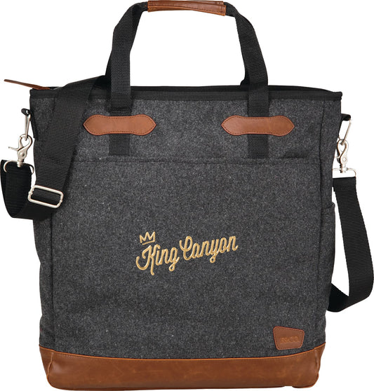 Custom Field & Co.® Campster Wool 15" Computer Tote