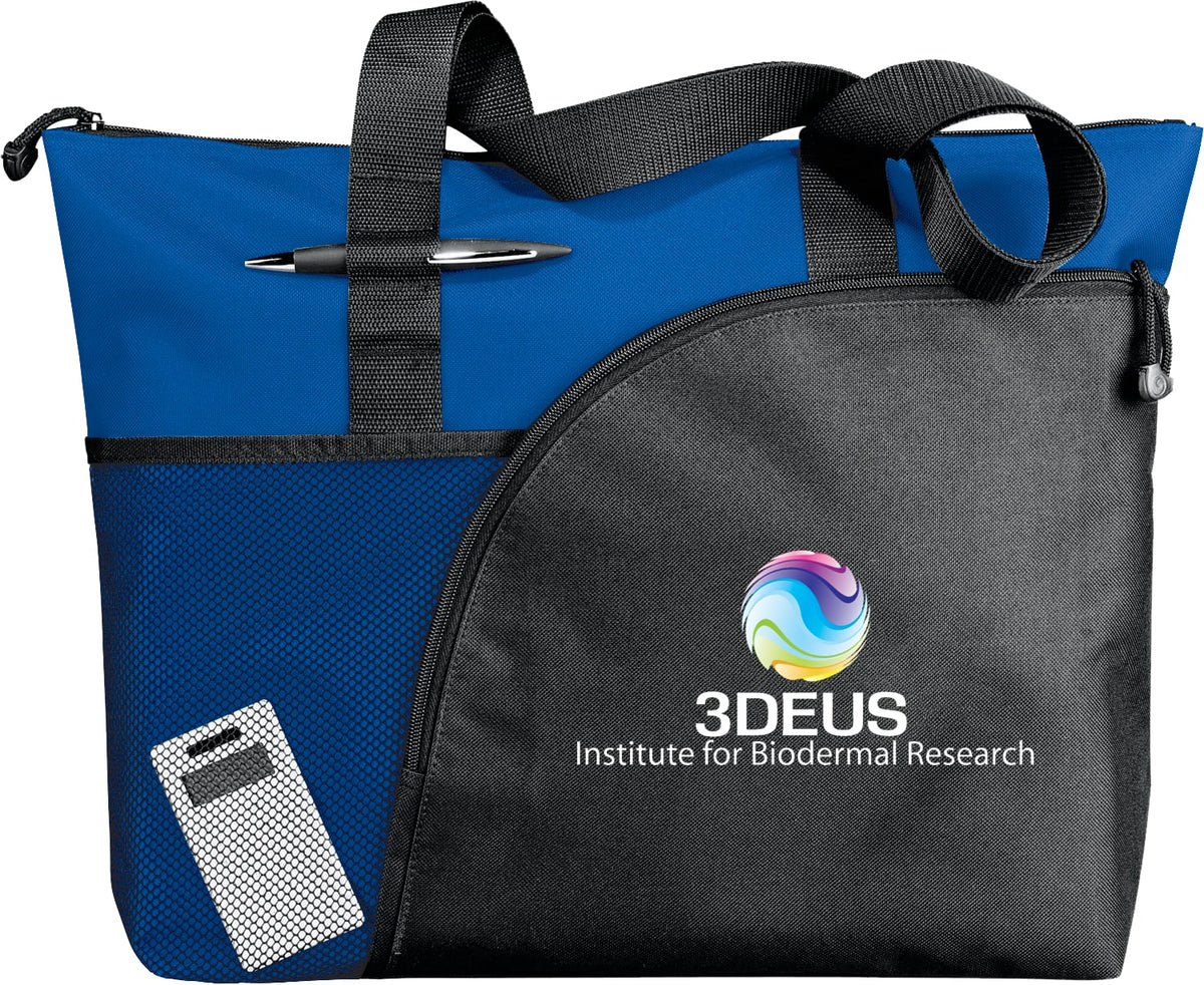 Custom Excel Sport Zippered Utility Business Tote - decorated 8100-39RYL