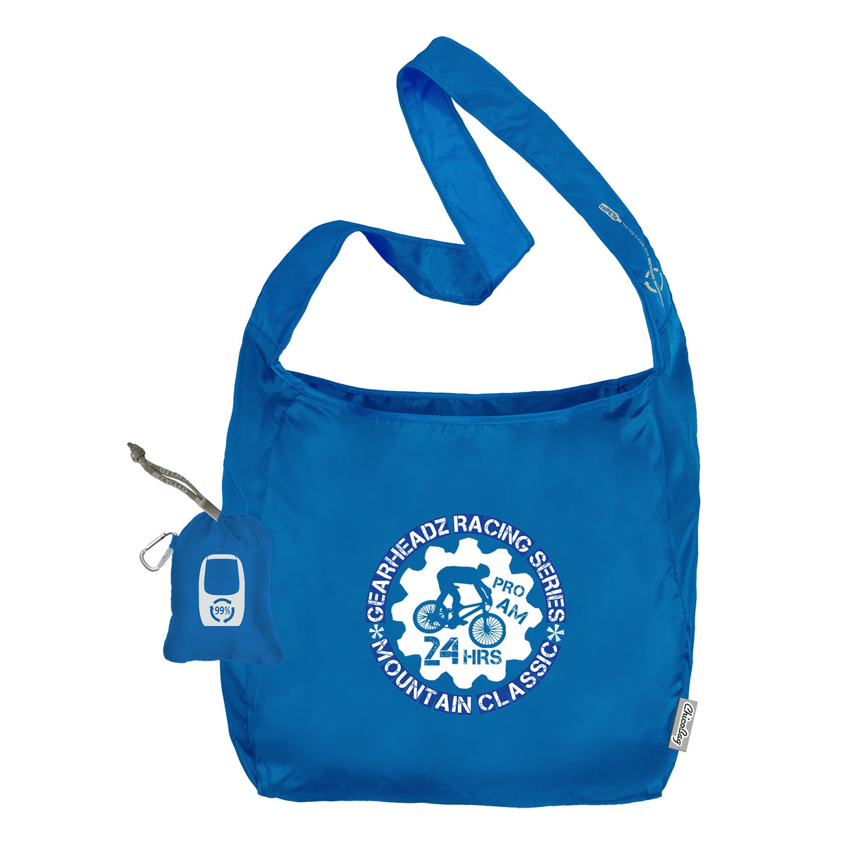 Custom ChicoBag Sling rePETe Crossbody Tote - decorated 9006-03BL