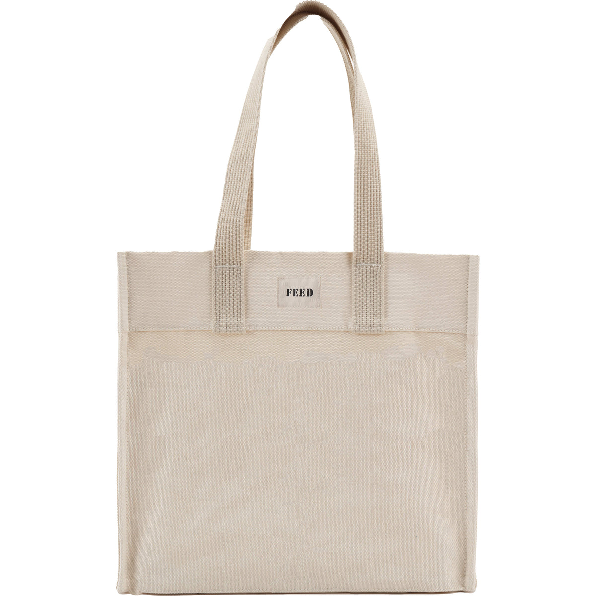 Custom FEED Organic Cotton Market Tote - blank 9009-12NT