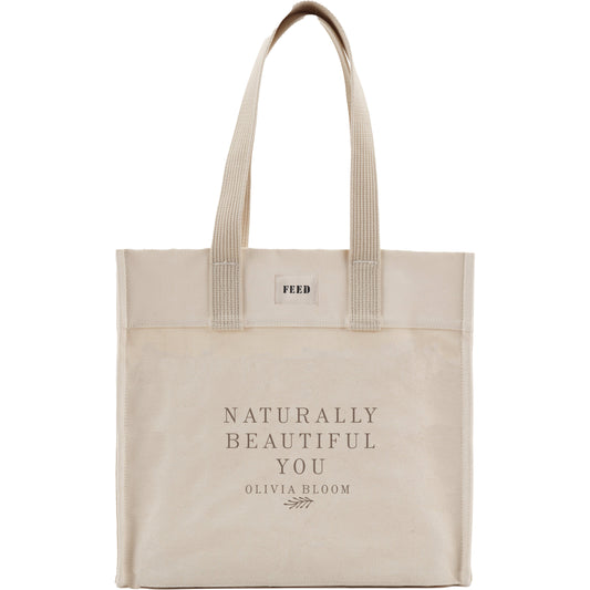 Custom FEED Organic Cotton Market Tote