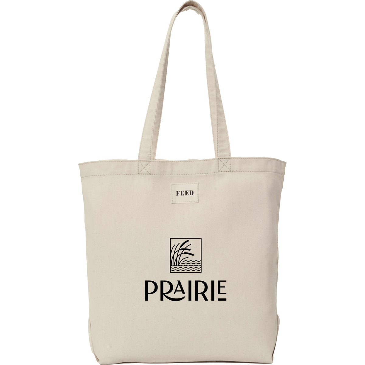 Custom FEED Organic Cotton Shopper Tote - decorated 9009-14NT
