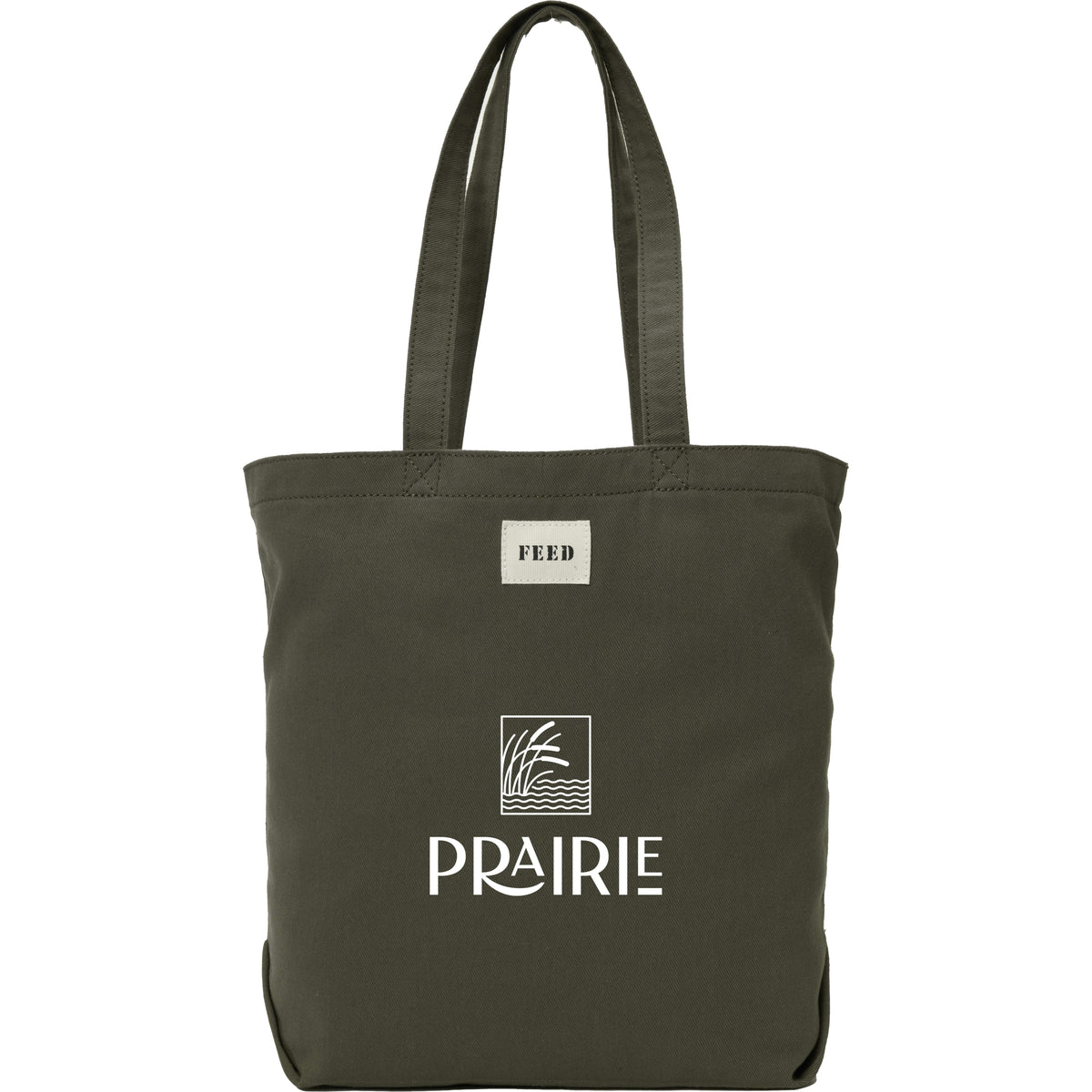 Custom FEED Organic Cotton Shopper Tote - decorated 9009-14OL