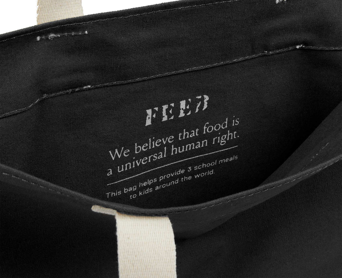 Custom FEED Organic Cotton Convention Tote - angle