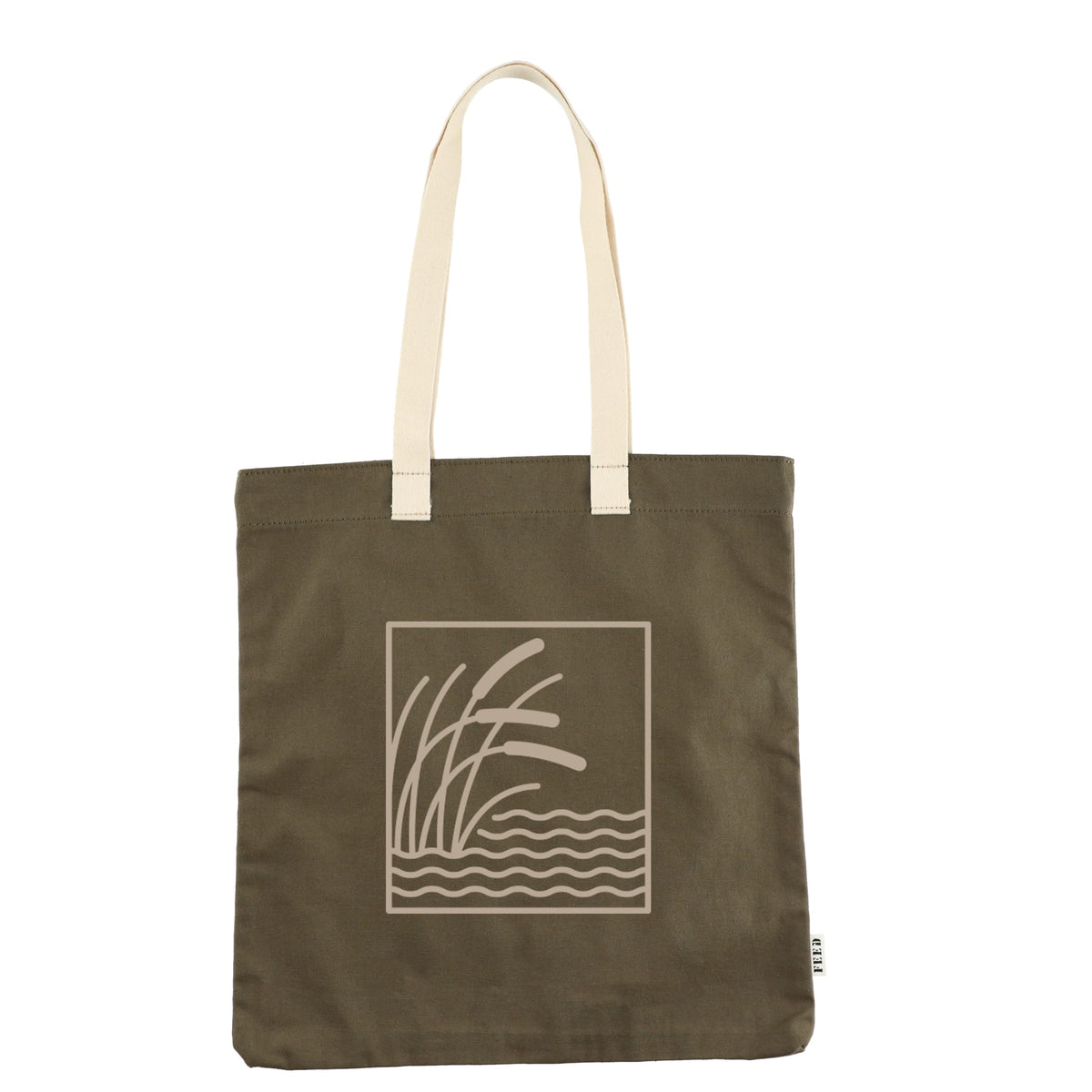 Custom FEED Organic Cotton Convention Tote - decorated 9009-16OL