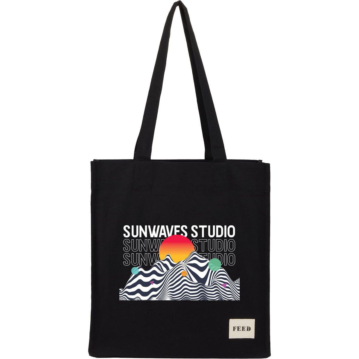 Custom FEED Organic Cotton Book Tote