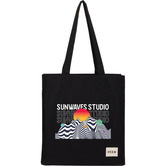 Custom FEED Organic Cotton Book Tote