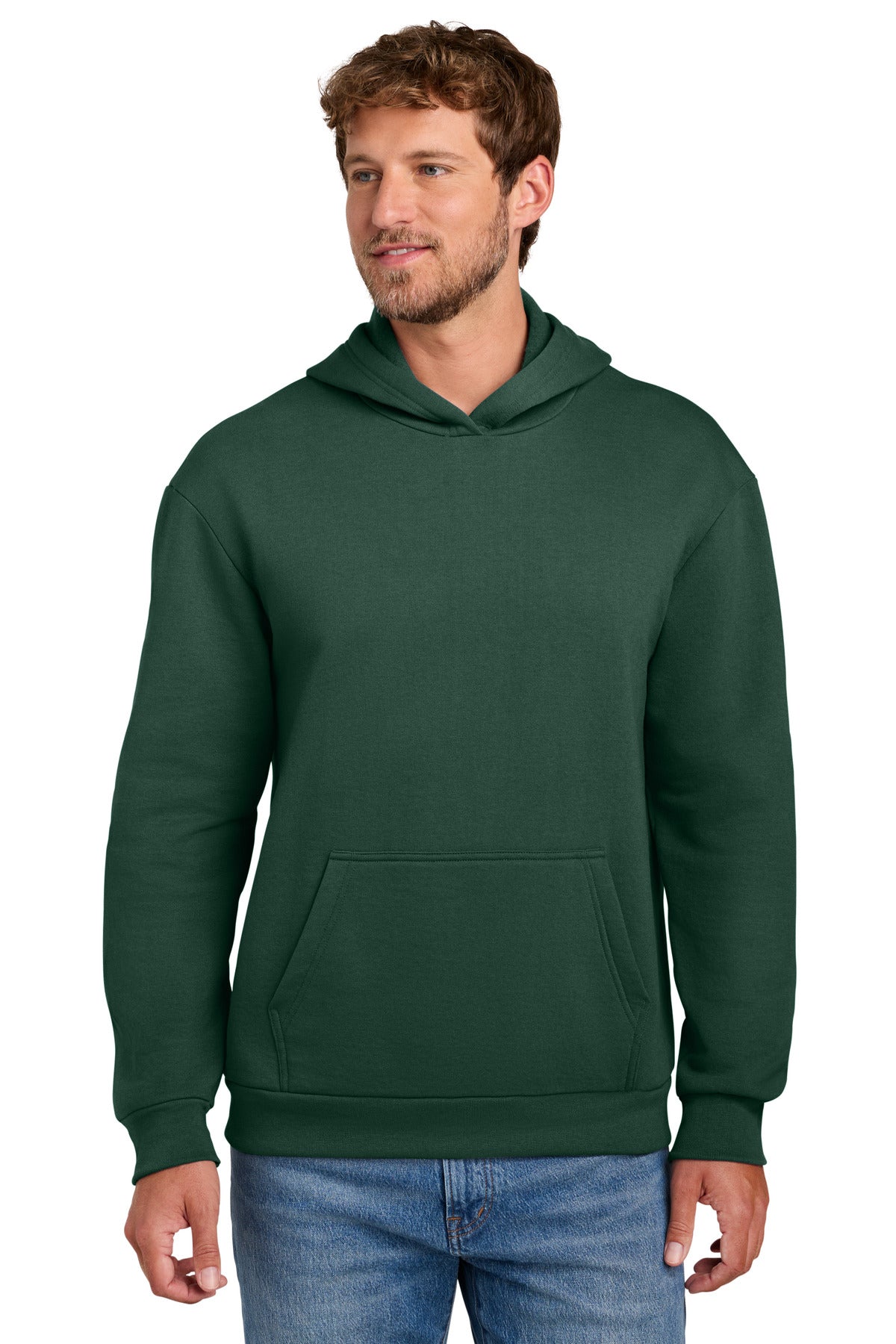 Port & Co Easy Fleece Pullover Hooded Sweatshirt PC68H