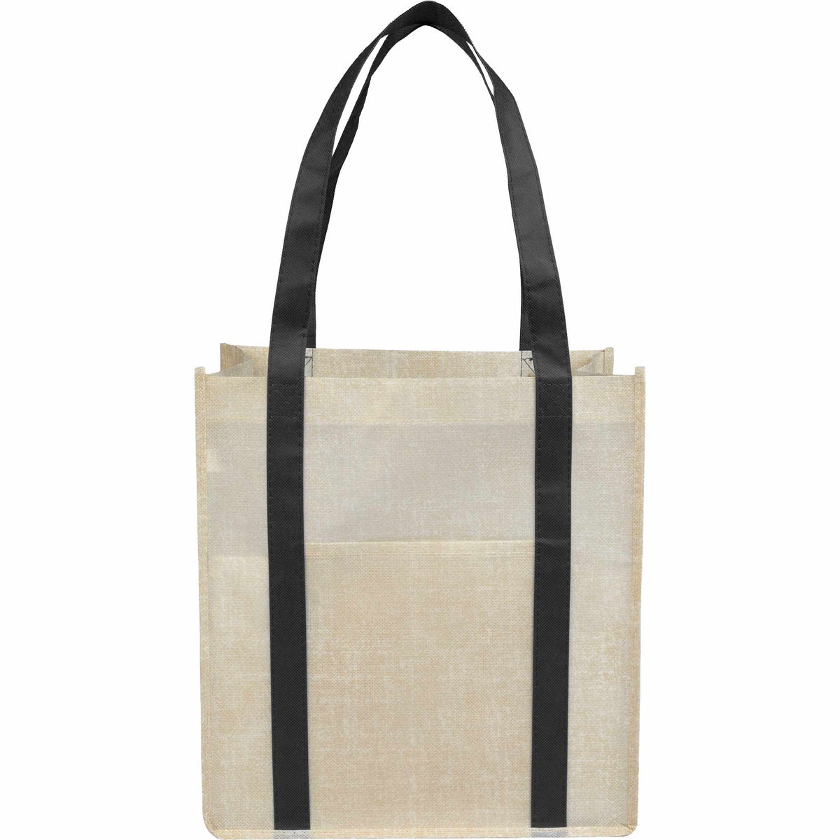 Custom Pluto Recycled Non-Woven Small Grocery Tote - blank SM-5212BK