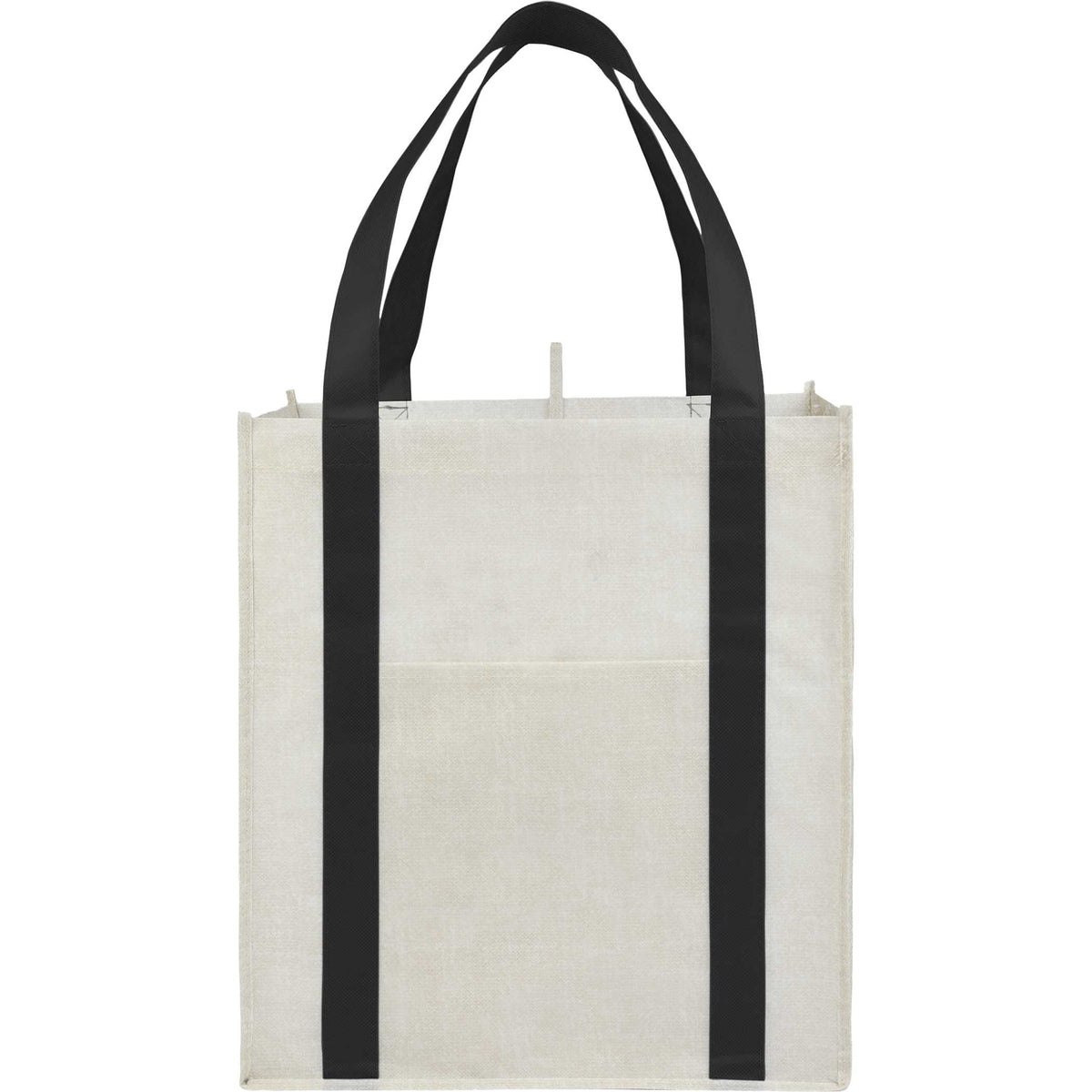 Custom Neptune Recycled Non-Woven Grocery Tote - blank SM-5213BK