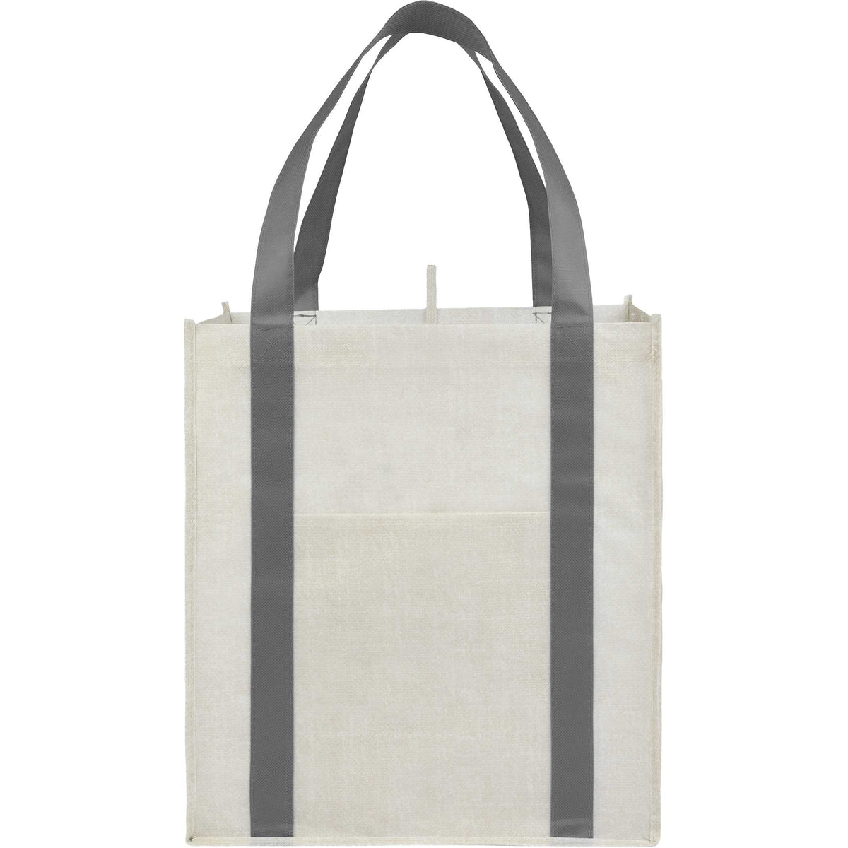 Custom Neptune Recycled Non-Woven Grocery Tote - blank SM-5213GY