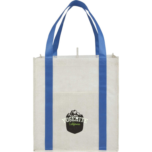 Custom Neptune Recycled Non-Woven Grocery Tote