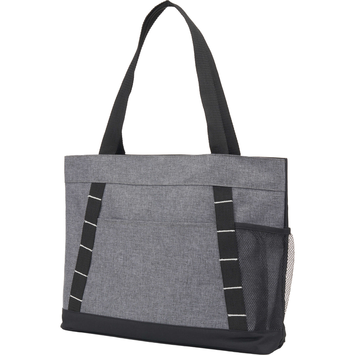 Custom Snap Meeting RPET Tote - angle