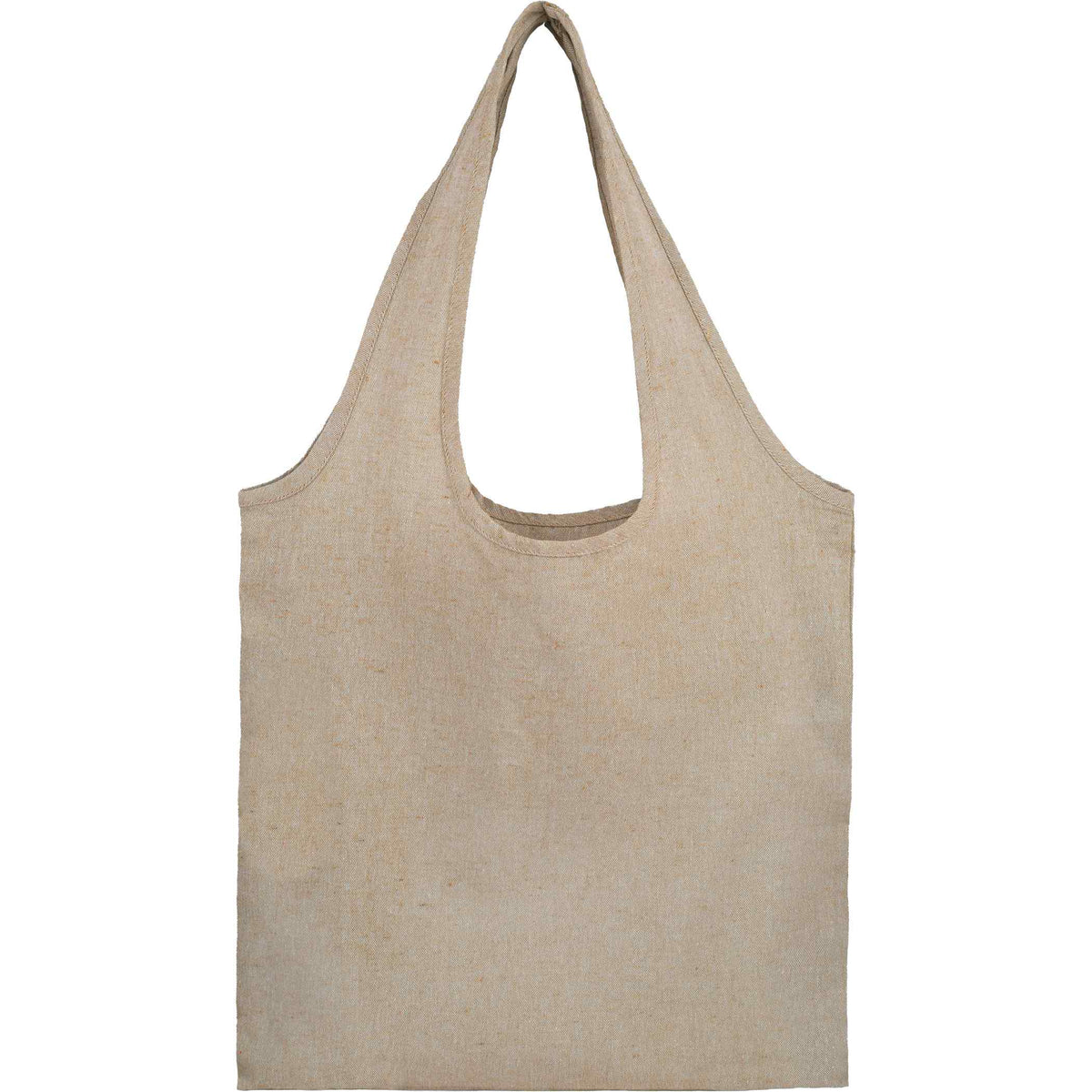 Custom Bungalow 5oz Recycled Cotton Twill Shopper Tote - blank SM-5234NT
