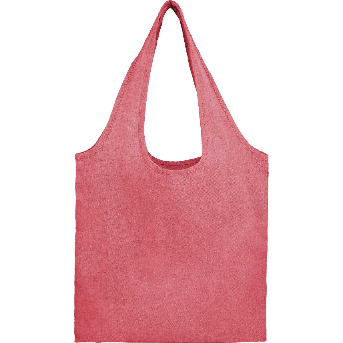 Custom Bungalow 5oz Recycled Cotton Twill Shopper Tote - blank SM-5234RD