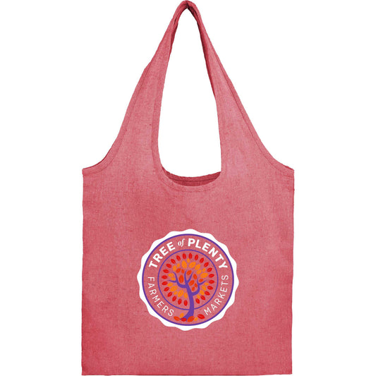 Custom Bungalow 5oz Recycled Cotton Twill Shopper Tote