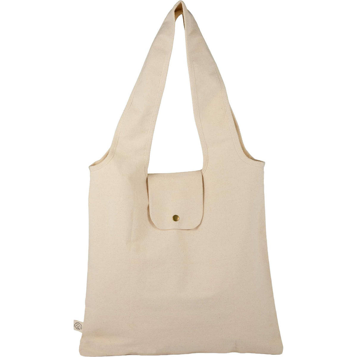 Custom Packable 8oz Organic Cotton Tote - blank SM-5237NT