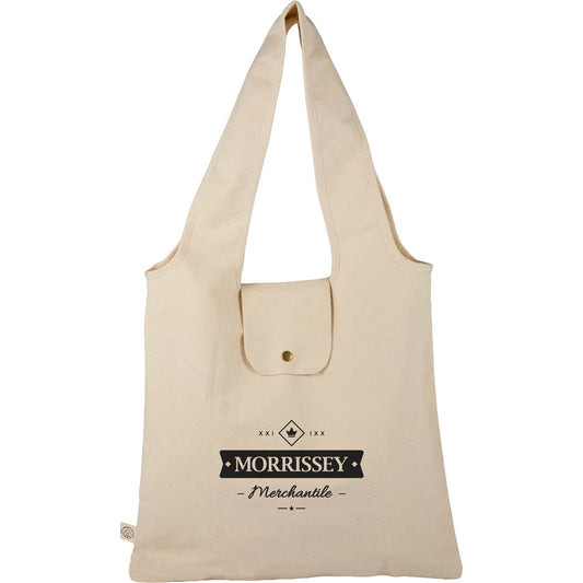 Custom Packable 8oz Organic Cotton Tote