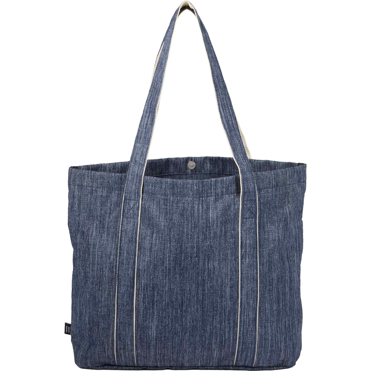 Custom The Goods Navy Heather Carry All Tote - back