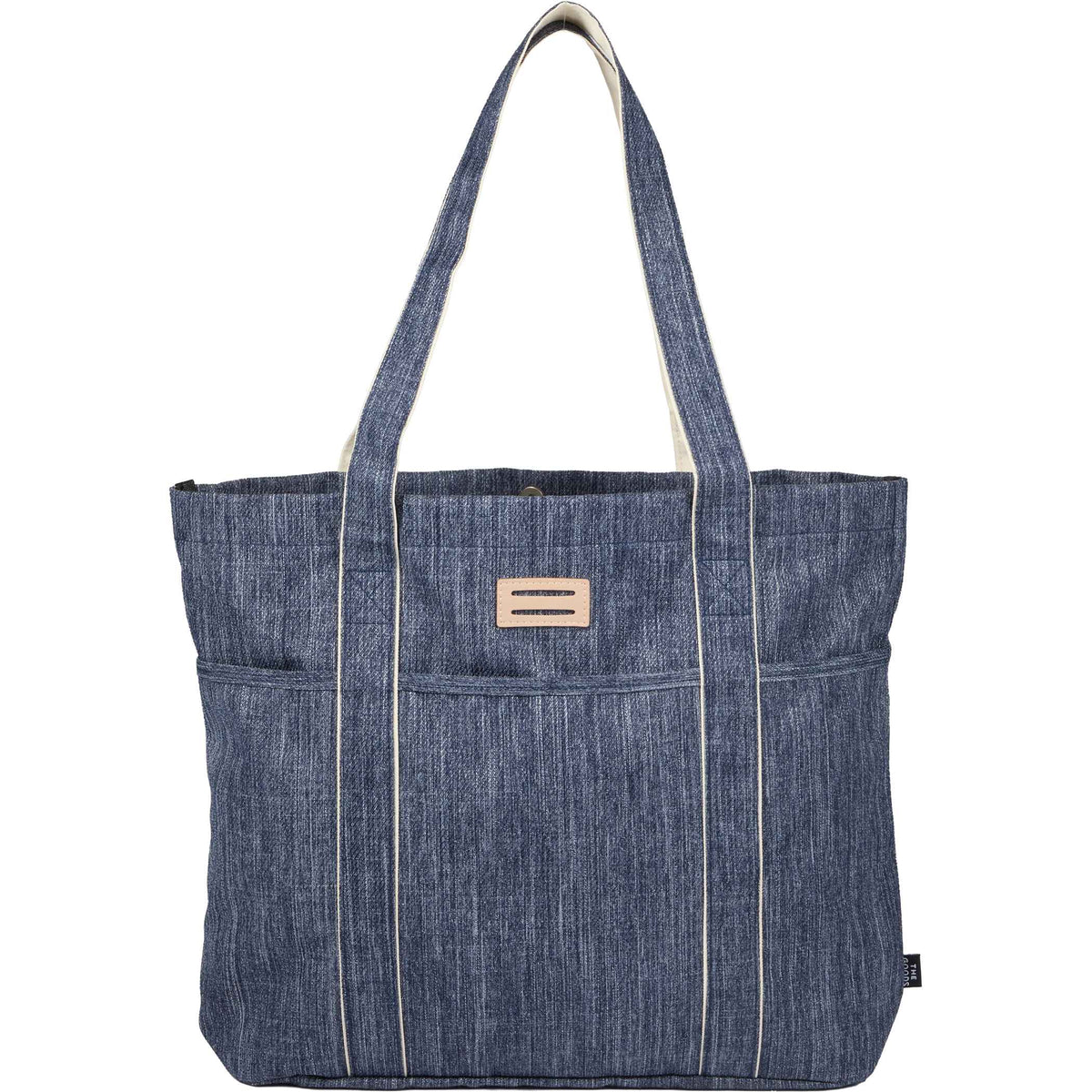 Custom The Goods Navy Heather Carry All Tote - blank SM-5239HENY