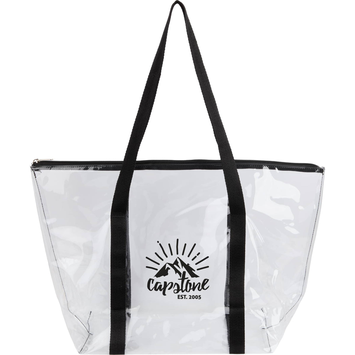 Custom Urban Clear Tote - decorated SM-5455BK
