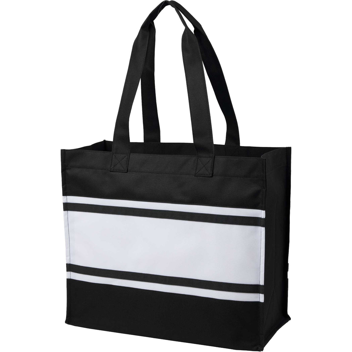 Custom Varsity Box Tote - angle