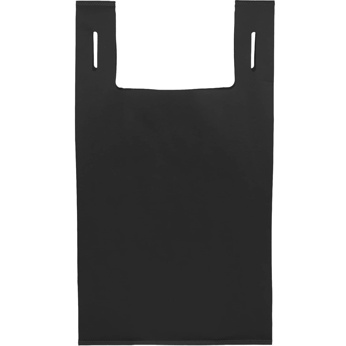 Custom Recycled Non-Woven T-Shirt Tote - blank SM-5461BK