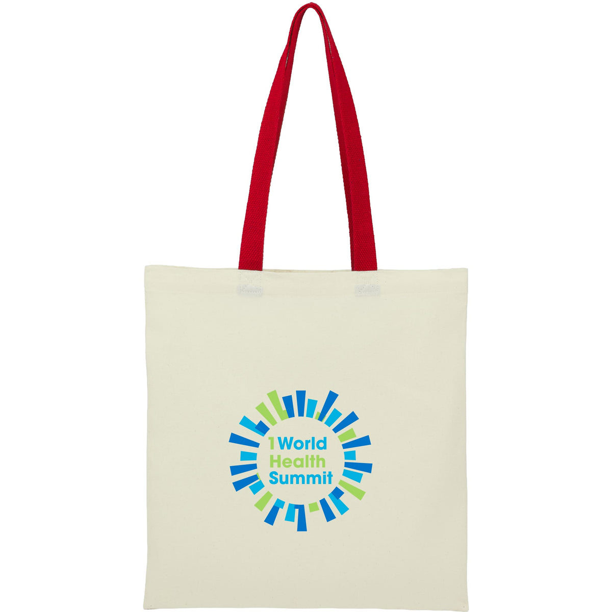 Custom Nebraska 4oz Recycled Cotton Convention Tote - decorated SM-5462RD