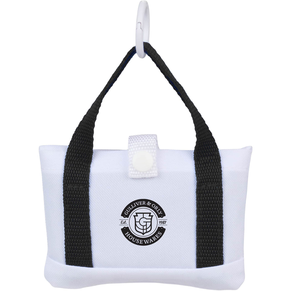 Custom Mini-to-Market Packable Shopper Tote - decorated SM-5469BK