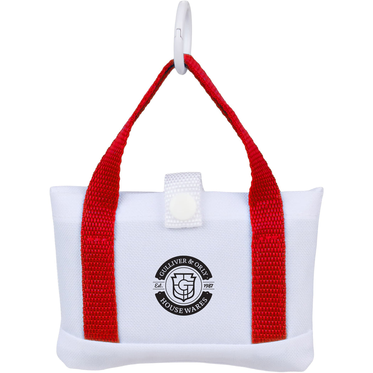 Custom Mini-to-Market Packable Shopper Tote - decorated SM-5469RD