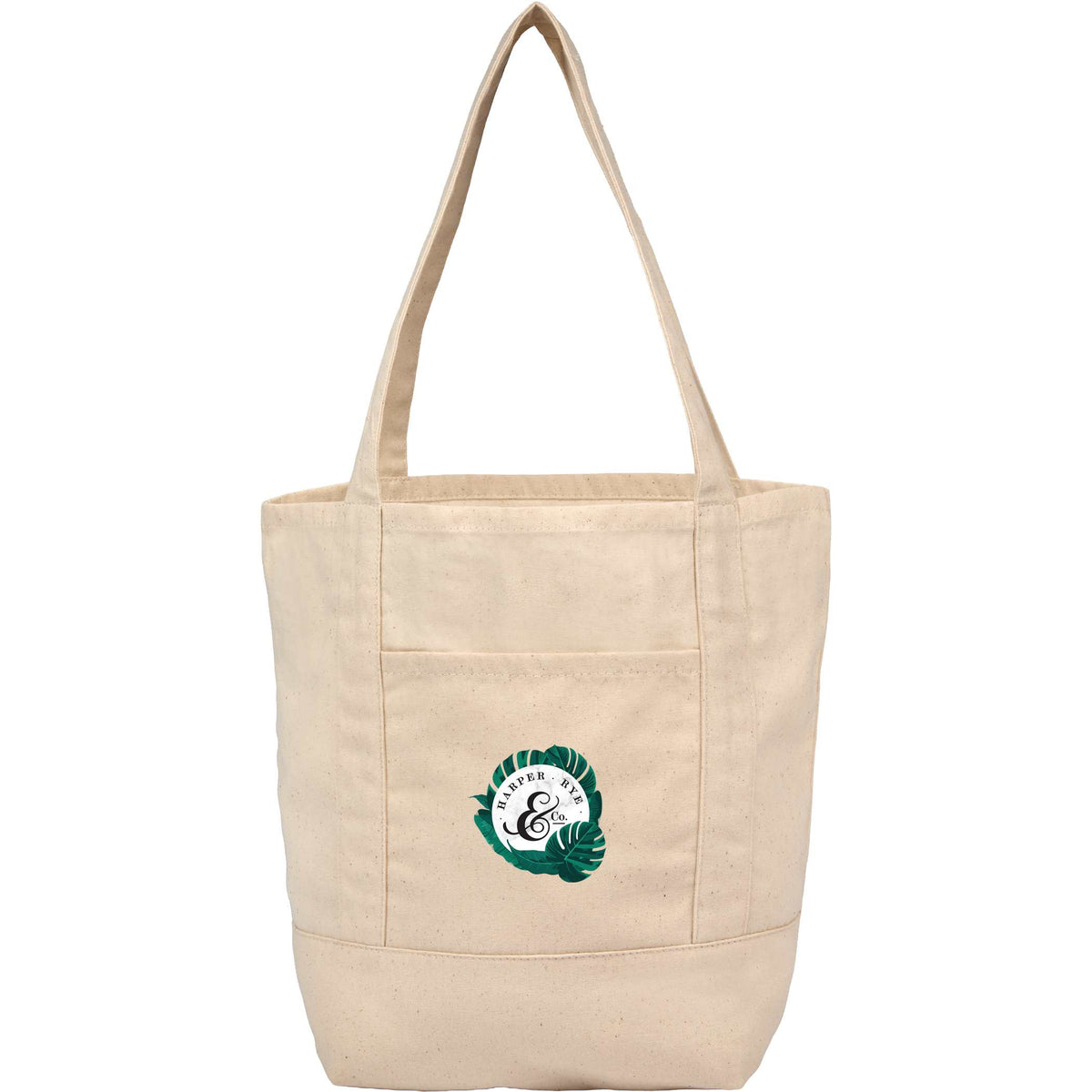 Custom Mini 6oz Recycled Cotton Canvas Tote - decorated SM-5471NT