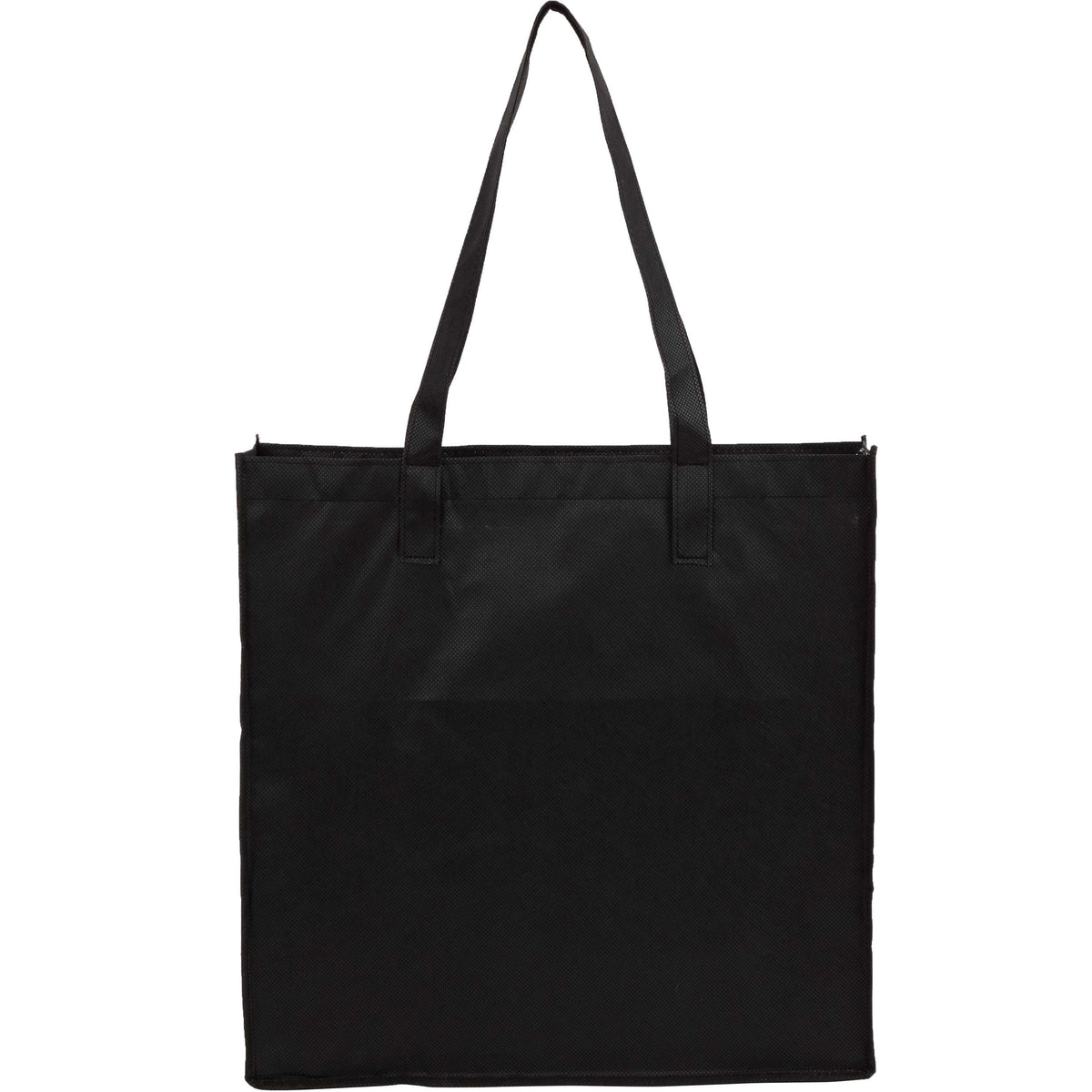 Custom Radius Recycled Non-Woven Tote - back