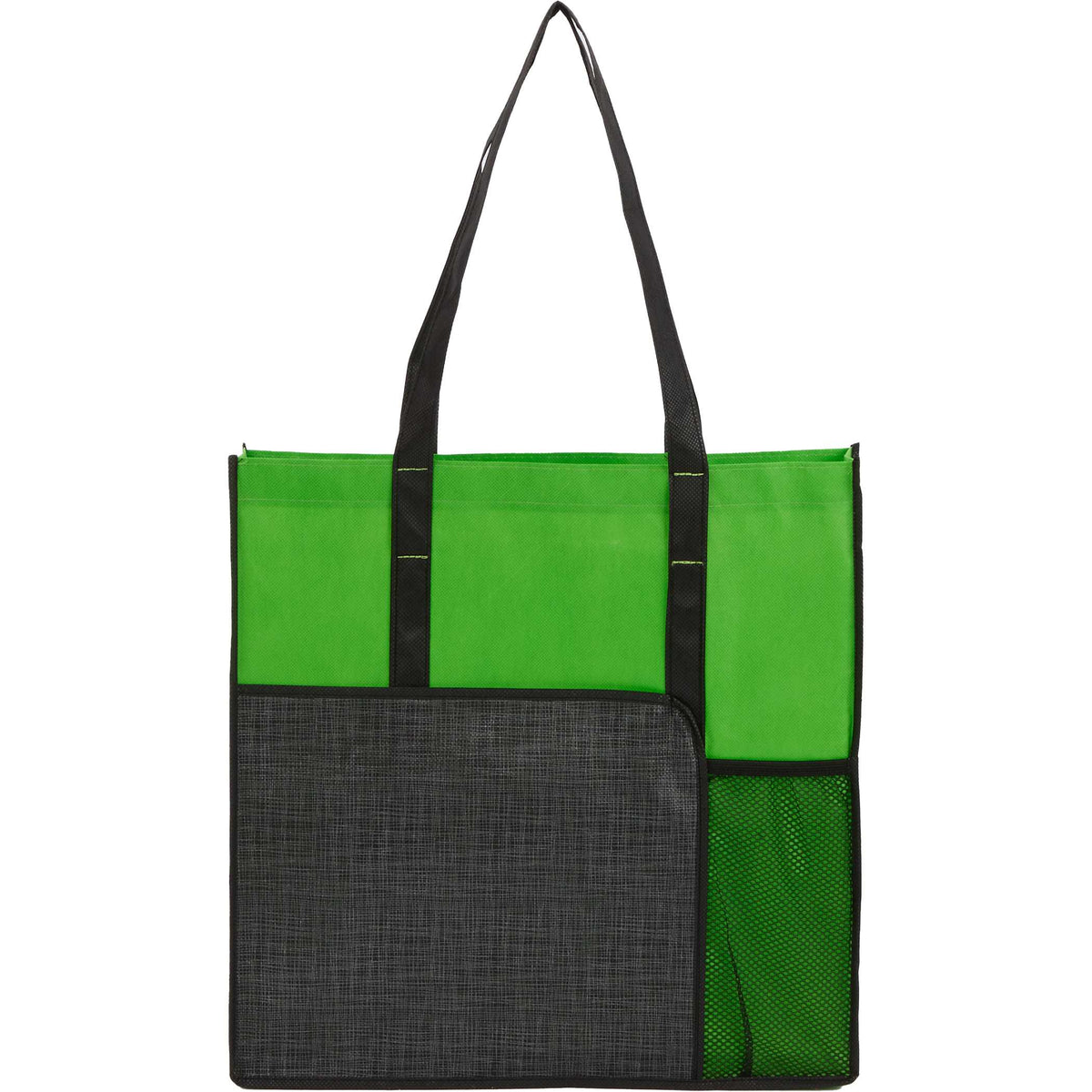 Custom Radius Recycled Non-Woven Tote - blank SM-5599LM
