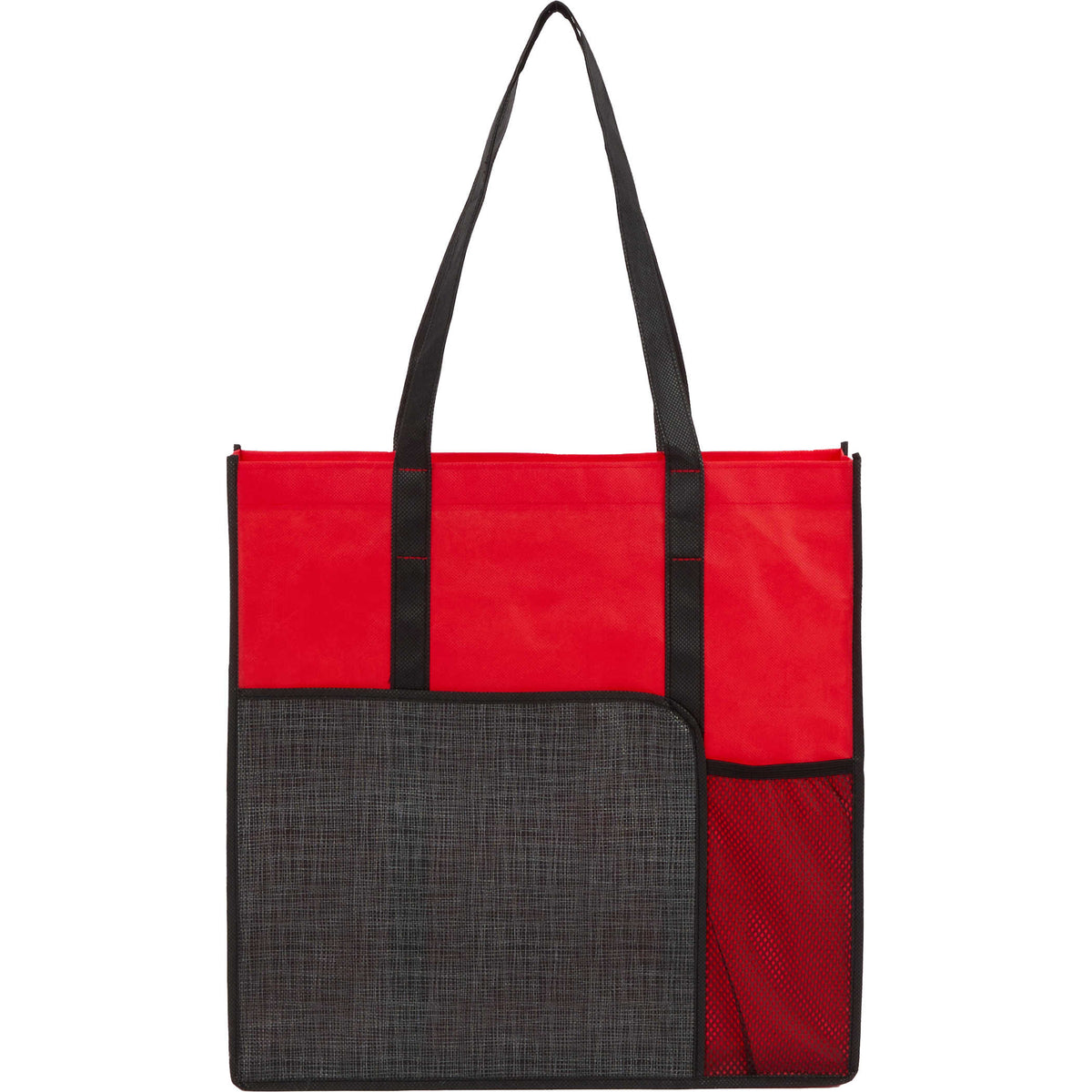 Custom Radius Recycled Non-Woven Tote - blank SM-5599RD