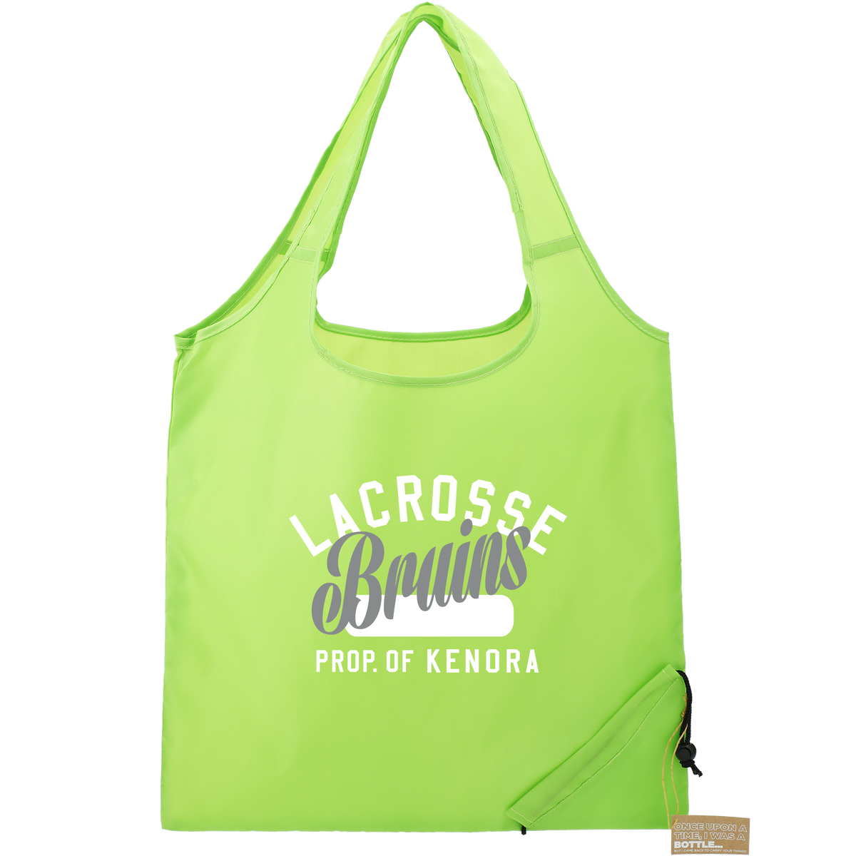 Custom Bungalow RPET Foldable Shopper Tote