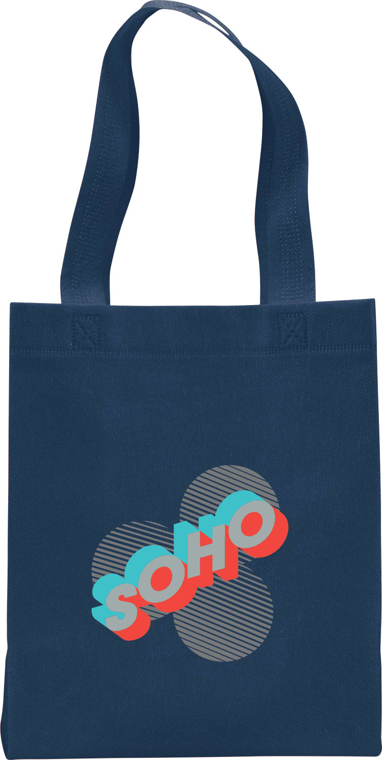 Custom Challenger Mini Non-Woven Tote - decorated SM-5717NY
