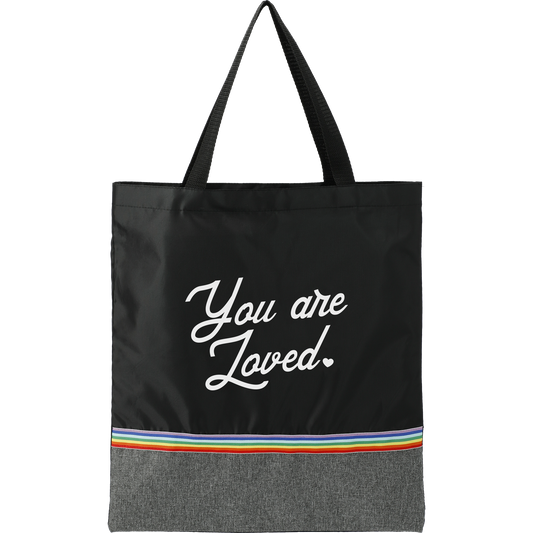 Custom Rainbow RPET Convention Tote