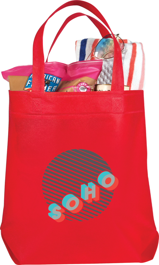 Custom Challenger Non-Woven Shopper Tote