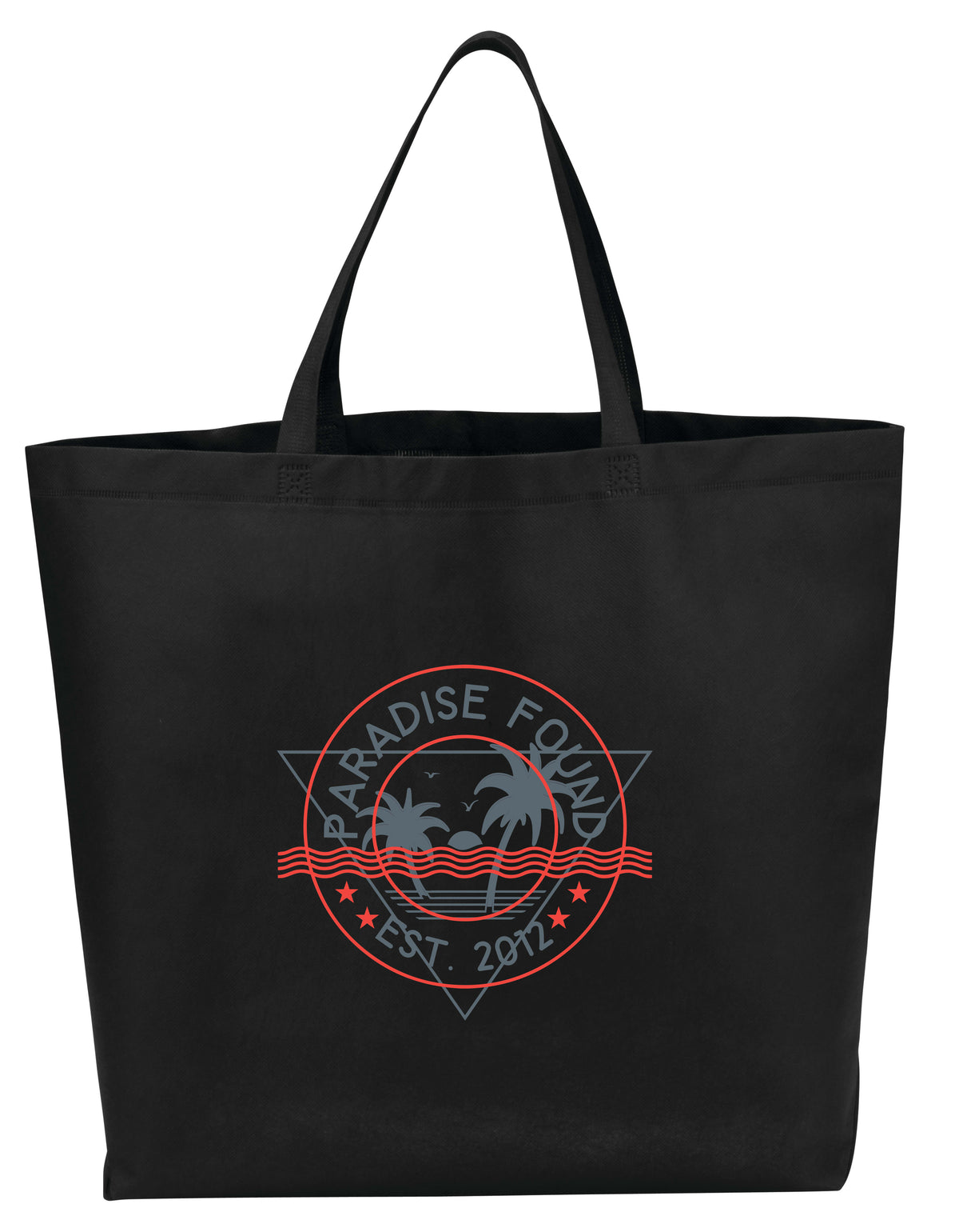 Custom Challenger Jumbo Shopper Tote - decorated SM-5791BK