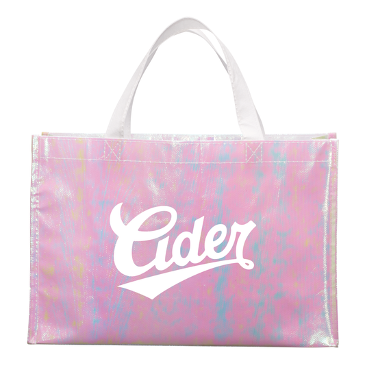 Custom Iridescent Non-Woven Shopper Tote