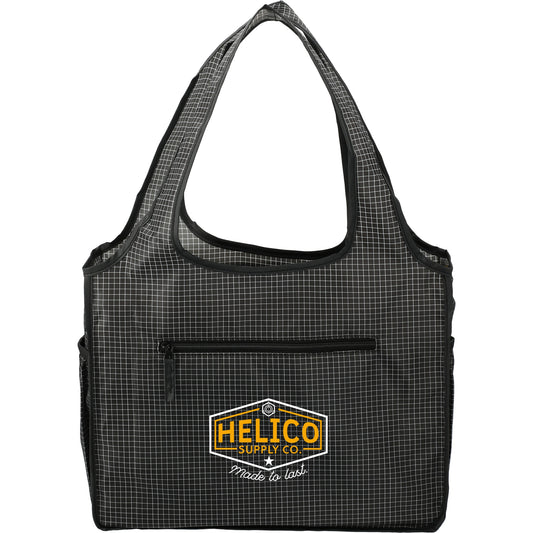 Custom Grid Bungalow Tote