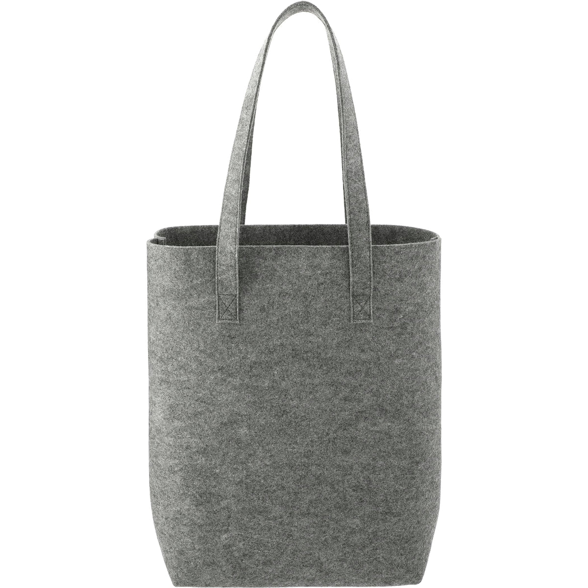 Custom Recycled Felt Shopper Tote - back