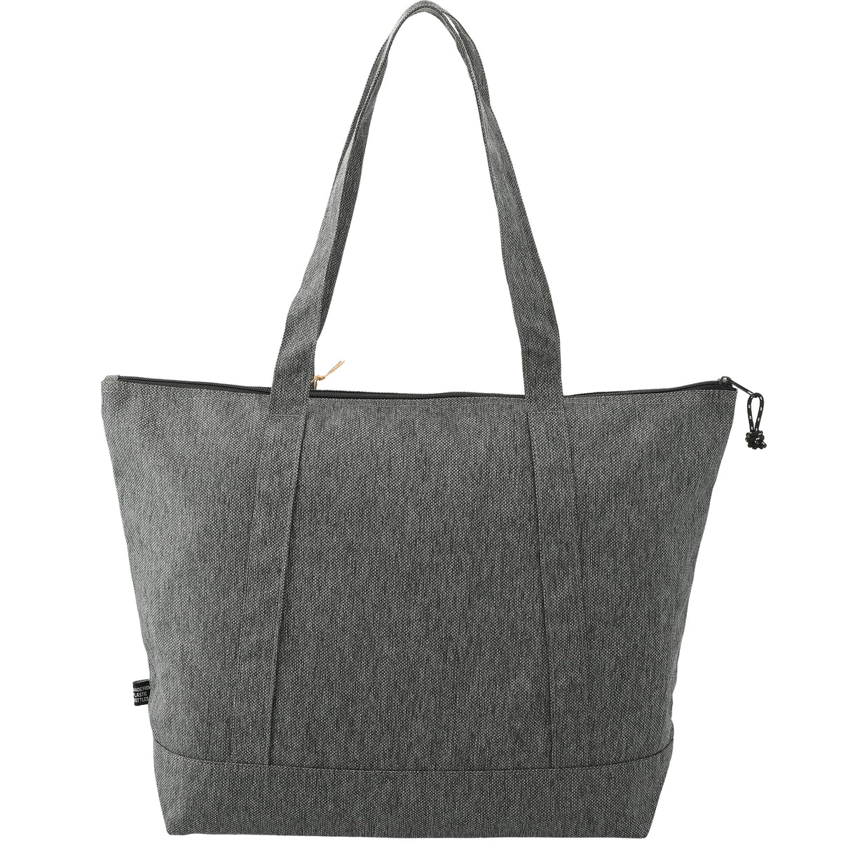 Custom Vila Recycled Zippered Tote - back