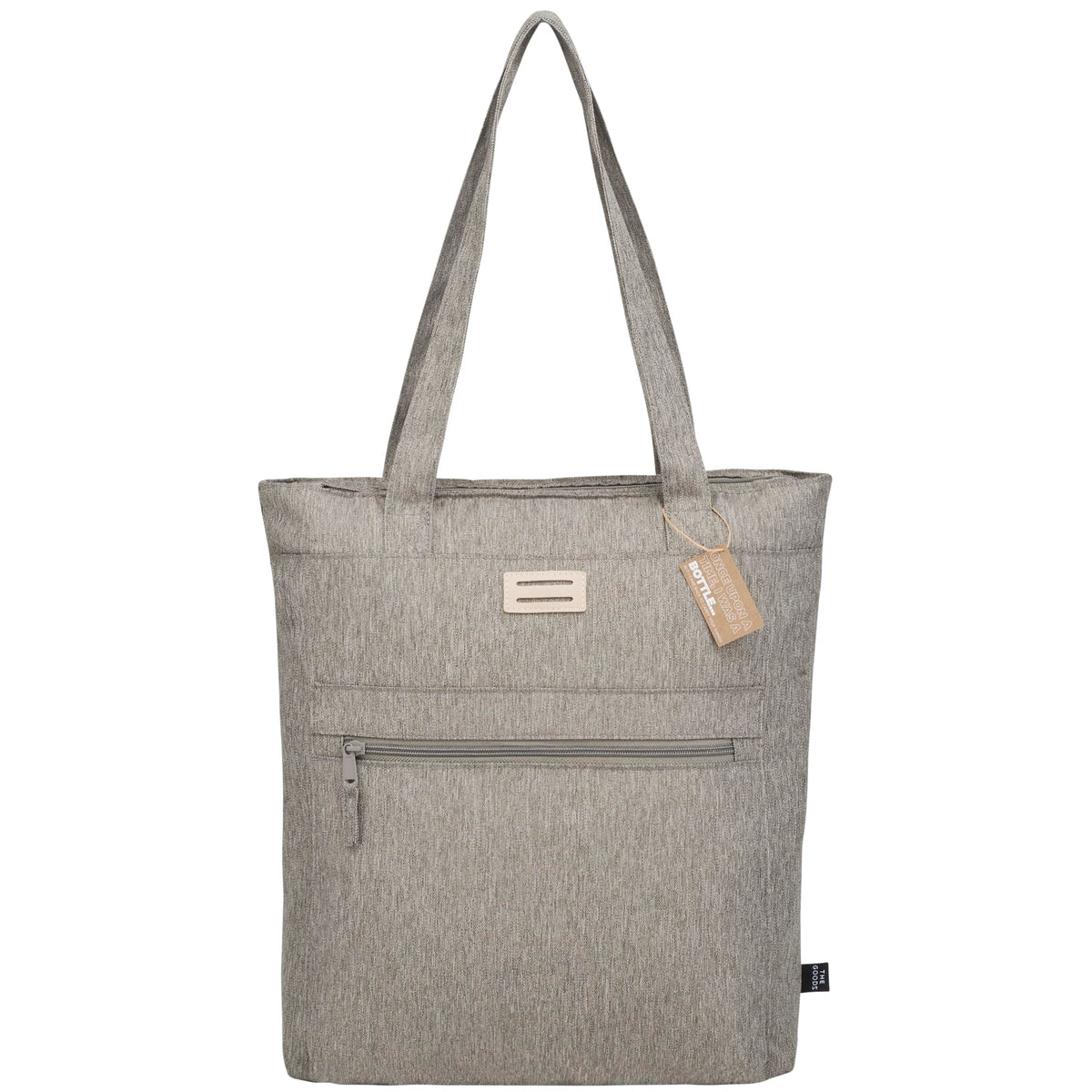 Custom THE GOODS™ Recycled Work Anywhere Tote - blank SM-5977GY