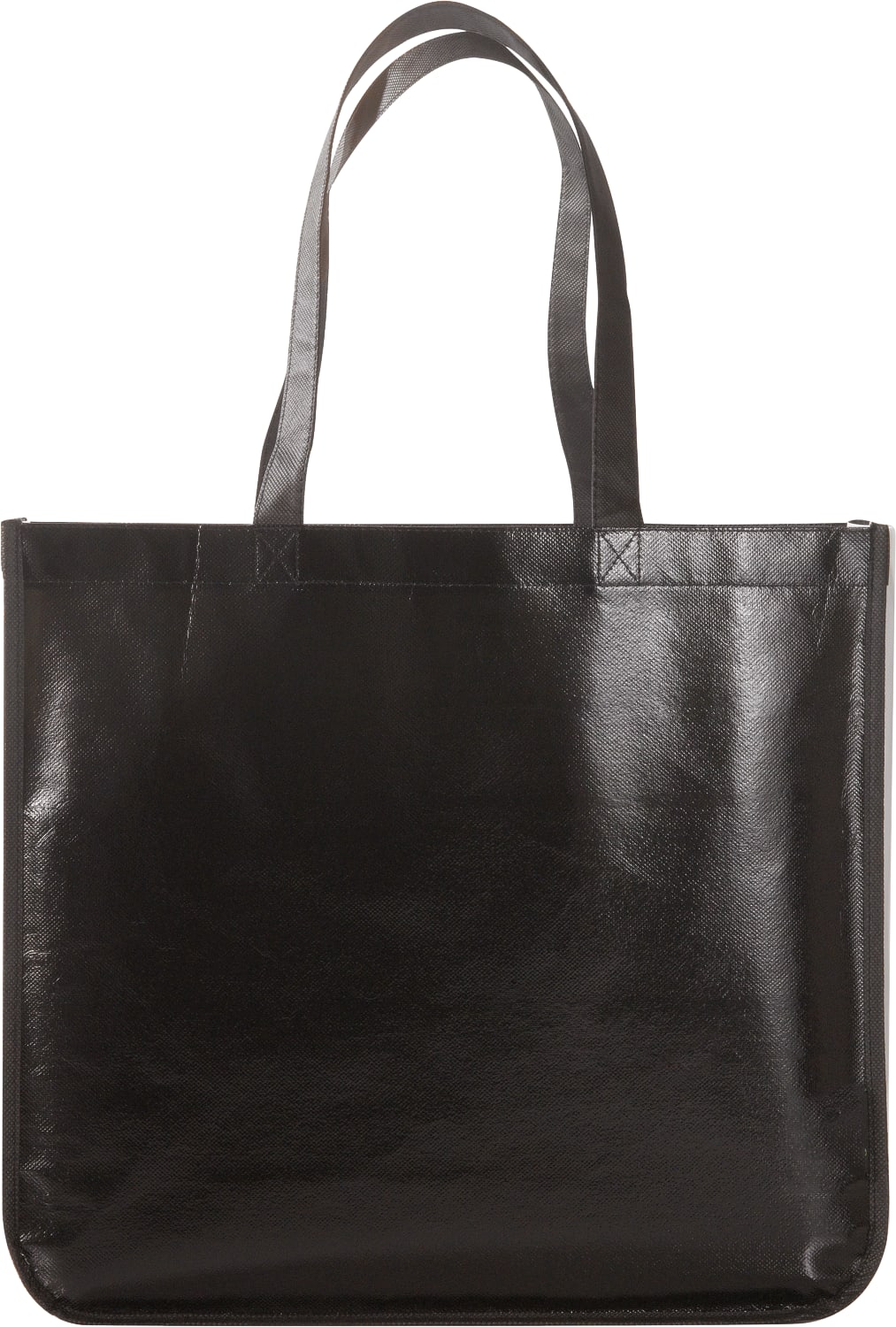 Custom Gloss Laminated Non-Woven Shopper Tote - back